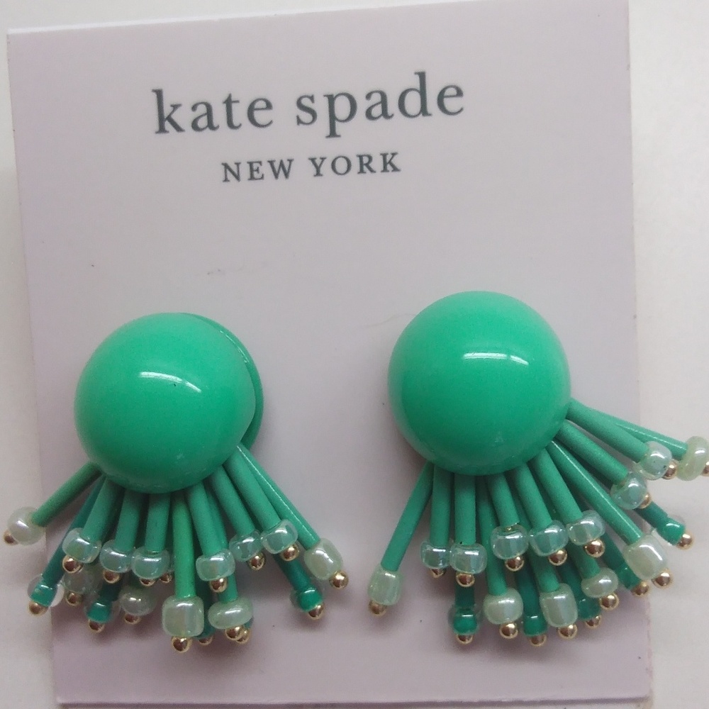 Kate Spade New Mint Candy Drop with Bead Trailers